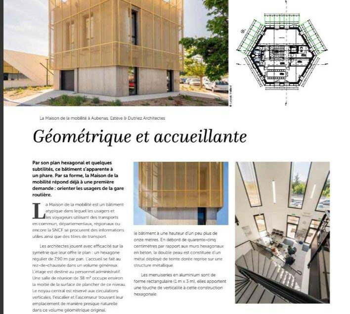 publication dans le magazine architecture & territoire