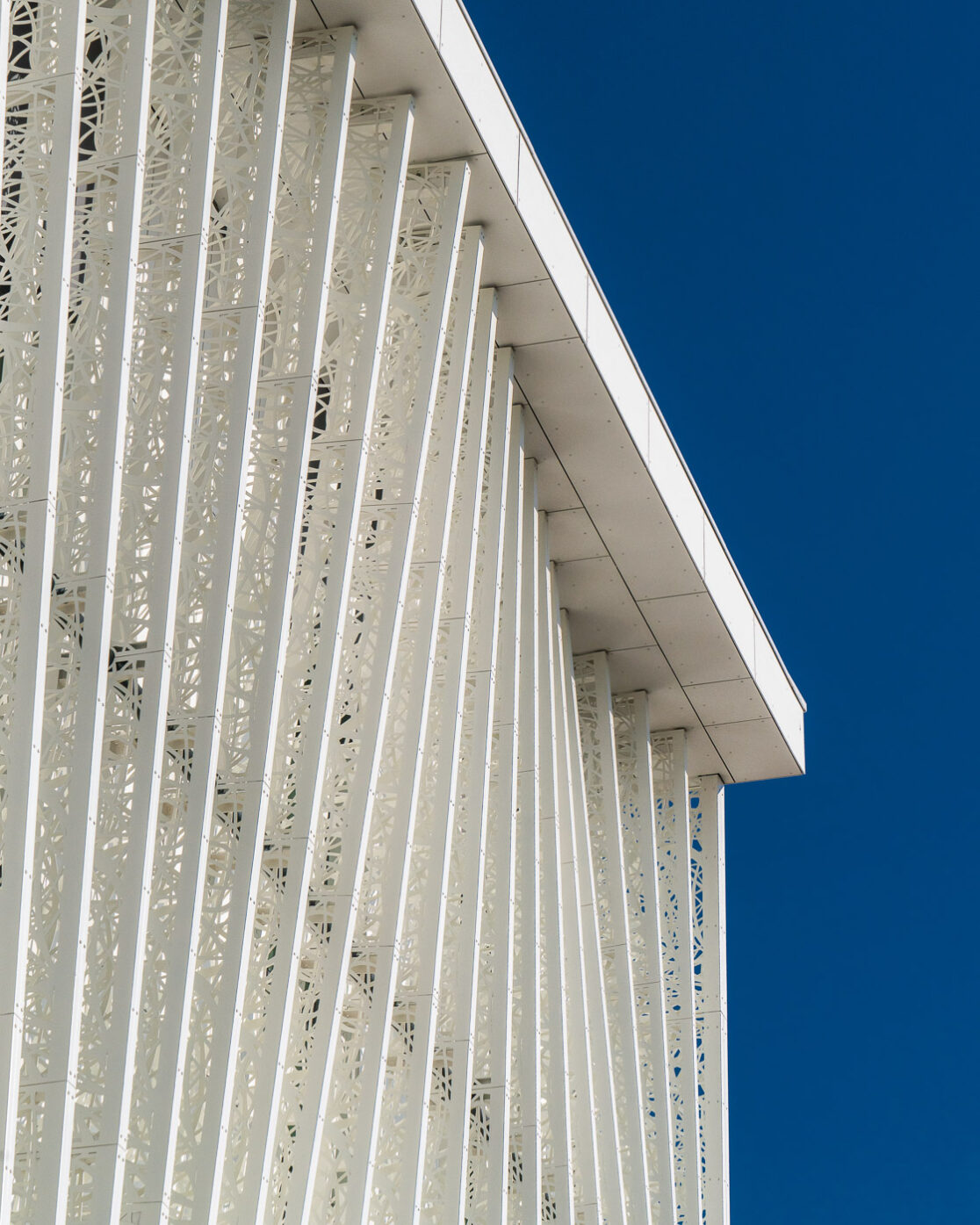 détail architectural bureaux à Mauguio dessinées par ARCHIGROUP