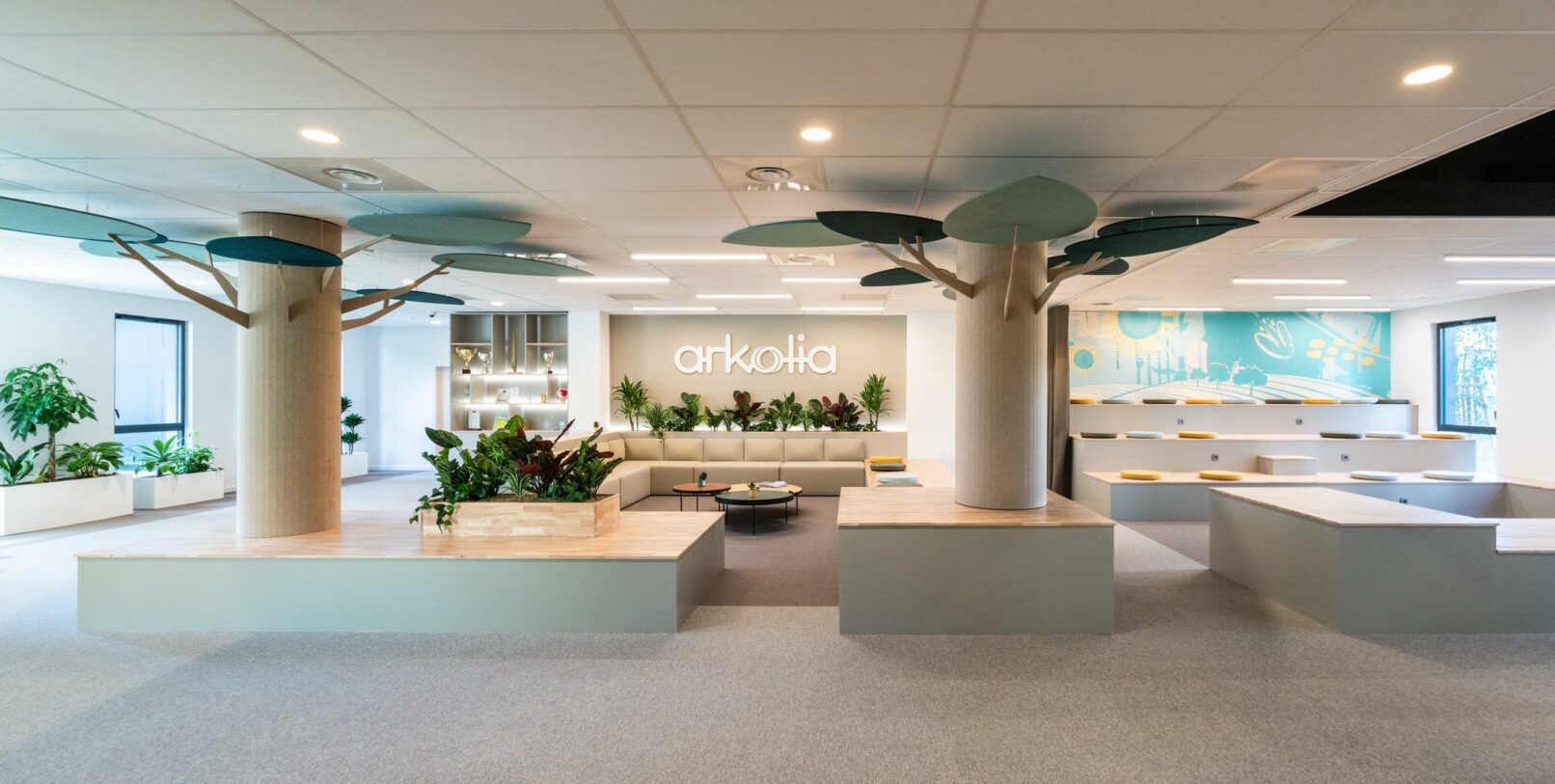 intérieur de bureaux de l'entreprise ARKOLIA
