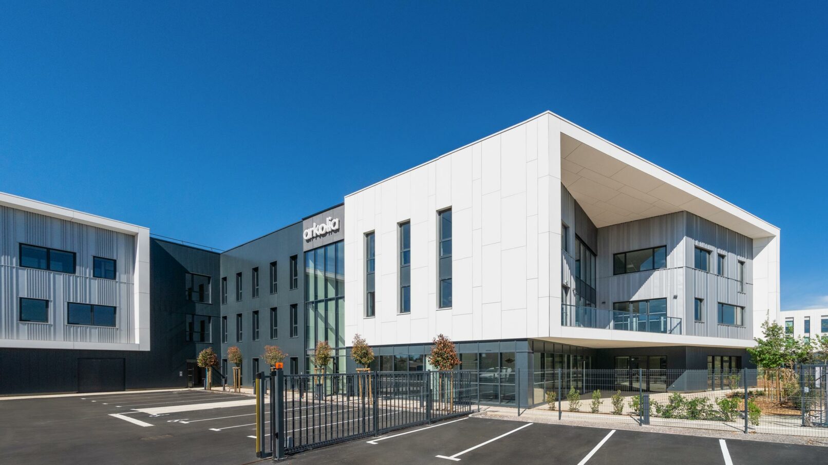 Façade des bureaux de l'entreprise Arkolia